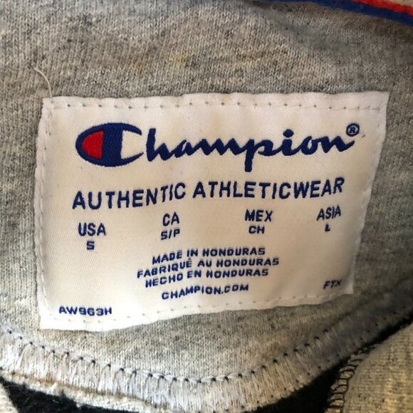 Champion Men's Hoodie Sweatshirt Small Drawstring Activewear Casual Classic Blac - Picture 3 of 9